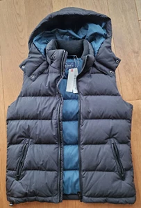 ESPRIT Daunenweste Weste Jacke Daunenjacke Daunen schwarz XS S 36 NEU ! - Bild 1 von 2