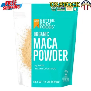Organic Maca Powder Superfood Gelatinized Nutrient Rich Smoothie Baking 12oz New - Picture 1 of 6