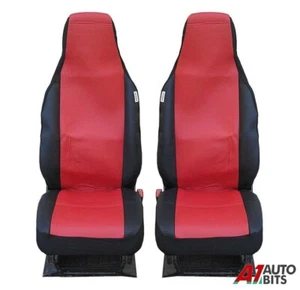 New Quality Tailored Red Front Seat Covers For Smart Fortwo 2014+ - Picture 1 of 2