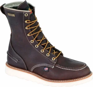 Botas Thorogood 804-3800 punta de acero impermeables 8" 1957 punta sin usar hechas en EE. UU. - Imagen 1 de 4