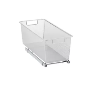 Elfa X-Narrow Easy Glider Platinum for Mesh Basket Drawer Organizer - Picture 1 of 2
