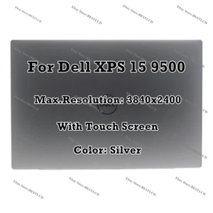 Silver 15" UHD 4K+ LCD Touch Screen Assembly For Dell XPS 15 9500 Precision 5550 - Picture 1 of 8