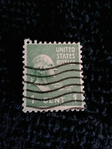 Rare George Washington 1cent stamp 1789-1797 used - Picture 1 of 2