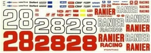 Fred Cady 125 #28 Ranier Racing Pontiac-Benny Parsons Nascar decal - Picture 1 of 1