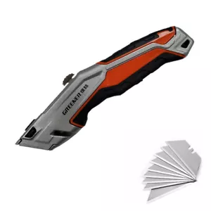 Greener Art Knife Paper Cutter Industrial Heavy Alloy Utility Blade + 10 Bonus B - Picture 1 of 2