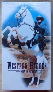 Western Heroes of the Silver Screen - VHS New Factory Sealed - Picture 1 of 2