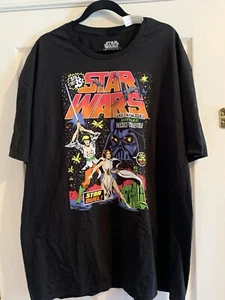 Star Wars Mens' Star Duel Luke And Leia Comic Book Cover Graphic T-Shirt 3XL - Picture 1 of 16