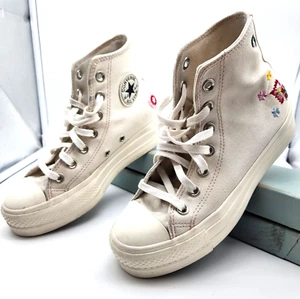 CONVERSE Chuck Taylor All Star Hi Lift Plattform Rückkehr zum Festival Schuhe Gr. 6 - Bild 1 von 12