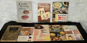 Vintage 1930s - 1960s Baking Cook Books Grandma's, Eagle Brand, & Betty Crocker - Imagen 1 de 12