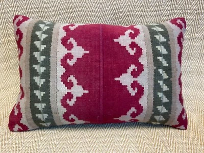 lumbar pillow cover 16x24 wool handmade kilim pillow cover home decor - Image 1 of 3