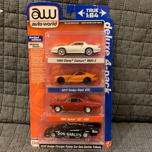 2022 Auto World "DELUXE 4 PACK" Release 1 Version B Target Exclusive ungeöffnet - Bild 1 von 4