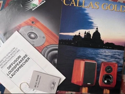 Opera 'Callas Gold' loudspeakers diffusori massello da stand - Immagine 1 di 4