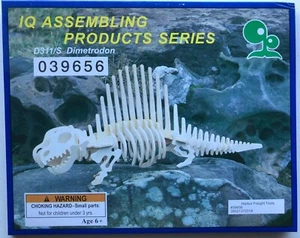 Dimetrodon Dinosaur 3D Balsa Wood Model Puzzle Kit : New with Fast Ship - Photo 1/2