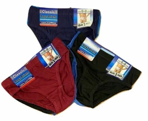 Boys Underwear 3 Pack Kids Briefs Cotton Rich Underpants Knickers Age 3-13 Years - Picture 1 of 2