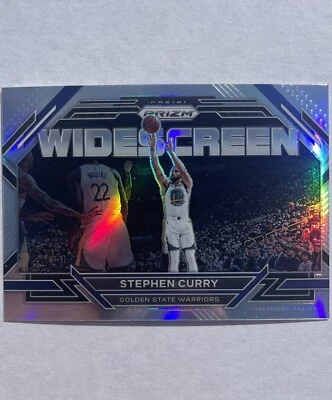 Stephen Curry 2022 Panini Prizm Widescreen Silver Prizm #4 - Image 1 of 2