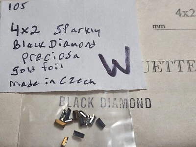 12 Baguette de Colección 4x2mm República Checa Alemania Japón Francia Estrás Joyería Reparación 4002 Foto 1 de 3