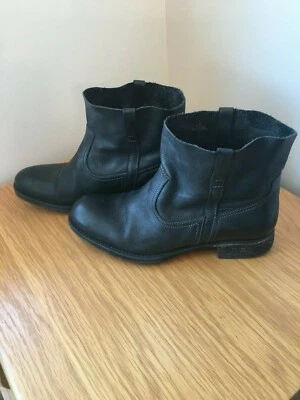 n.d.c Hecho a Mano, Negro, Botines, Western, Hermoso Estado, Euro 35 Foto 1 de 4