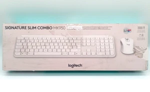 LOGITECH MK950 Signature Slim Combo, Tastatur & Maus Set - Weiß Nordisch-QWERTY - Bild 1 von 5
