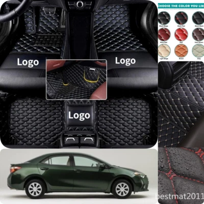 Alfombrillas impermeables aptas para Toyota Corolla 1998-2025 revestimiento automático Foto 1 de 4