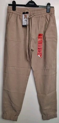 Tahari Lightweight Joggers Safari Pants Size M Medium Womens Beige Trousers - Image 1 of 4