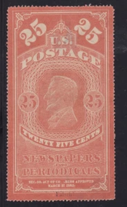 US Stamp Newspaper Facsimile - 25 cent Lincoln Large Format - Picture 1 of 2