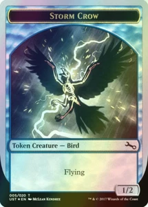 MTG Storm Crow Foil ** Unstable Tokens ** English (NM) - Picture 1 of 2