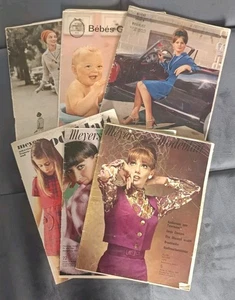 Konvolut Meyers Schweizer Frauen und Modeblatt 60er, 6 Zeitschriften Schnittmust - Bild 1 von 19