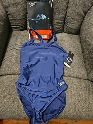 Speedo Women's Size 10/36 Team Navy Pro LT Swimsuit - Image 1 of 3