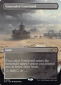 Patio oculto (sin fronteras) R Outlaws of Thunder Junction 302 casi nuevo - Imagen 1 de 1