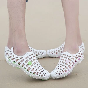 Breathable Beach Slippers For Men And Women With Timeless Hollow-out Design** - Picture 1 of 15