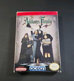 THE ADDAMS FAMILY for the NES Nintendo.  CIB