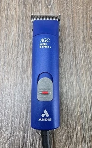Andis ProClip AGC Super 2-Gang + abnehmbare Klinge Haarschneidemaschine gebraucht 10 / 1,5 mm blau - Bild 1 von 12
