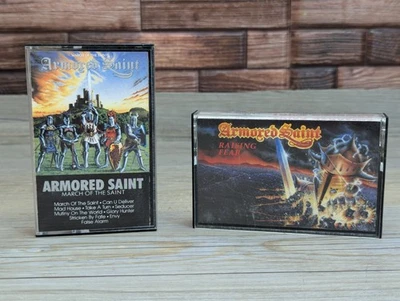 Armored Saint 2 Cassette Bundle Raising Fear 1987 & March Of The Saint 1984 Foto 1 de 4