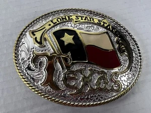 Men’s Texas Flag western belt buckle - Picture 1 of 7