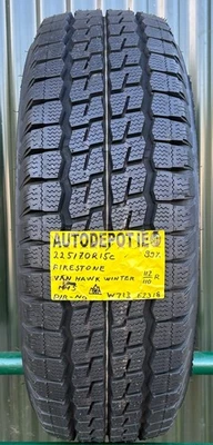 225/70R15C FIRESTONE VAN HAWK WINTER 112/110R Part worn tyre (W713) - Image 1 of 2