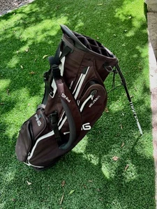 2022 Ping Hoofer 14 Black Stand Bag 14-Way w/ Rainhood - Picture 1 of 7