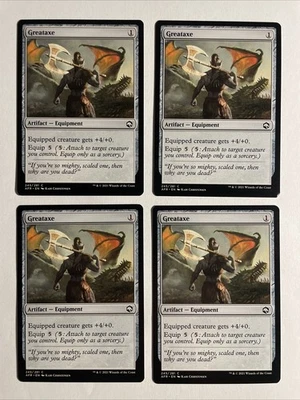 4x Mtg D&D Forgotten Realms Greataxe NM/M Magic The Gathering - Bild 1 von 2