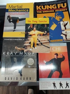 6 Kung fu Martial arts book lot Liu Tong exercise Martial Mechanics Krav Maga Ta - Bild 1 von 12