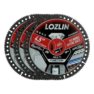 3PCS 4.5" Diamond Blade for Tile Cutting - No Chipping Ultra-Thin Dry Cut Bla... - Bild 1 von 9