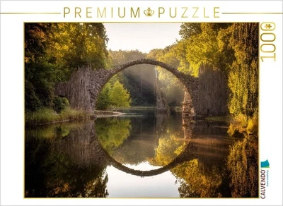 CALVENDO Puzzle Rakotzbrücke | 1000 Teile Lege-Größe 64x48cm Foto-Puzzle für glü