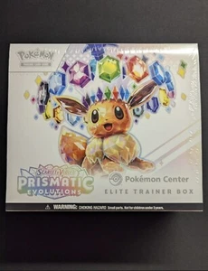 Pokemon Prismatic Evolutions Pokemon Center Exclusive Elite Trainer Box ETB NEW - Picture 1 of 3