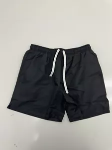 Superline Black Athletic Drawstring Shorts Mens Size Large - Picture 1 of 6