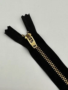YKK 45u Brass Closed-End Zipper 7 Inches - Picture 1 of 6