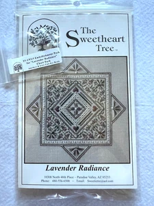 The Sweetheart Tree- Lavender Radiance Chart & Amethyst Cat's Eye Hearts & Beads - Picture 1 of 2