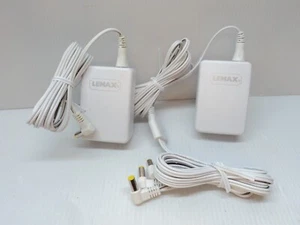 2 Genuine Lemax Power Adapters SXB0451000G W045PUL 4.5V 1000mA - Single & 3-Way - Picture 1 of 2