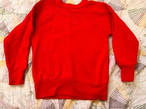 Vintage Kids Red Pullover - Picture 1 of 4
