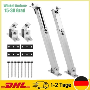 Verstellbar Dach Befestigung Montage Solarpanel Bodenhalterung Aufständerung - Bild 1 von 12