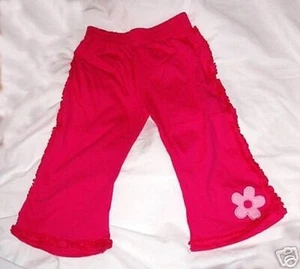 Rosa Pantalones Con Aplicación Flor, Edad 6 Aprox - Imagen 1 de 1