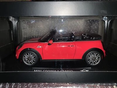 Mini Cooper S 1/18 Norev cabrio Red Dealer F57 New Very Rare 1:18 - Immagine 1 di 4