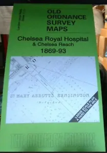 MAP OF CHELSEA ROYAL HOSPITAL & CHELSEA REACH 1869-93 LONDON SHEET 11.11 - Picture 1 of 1